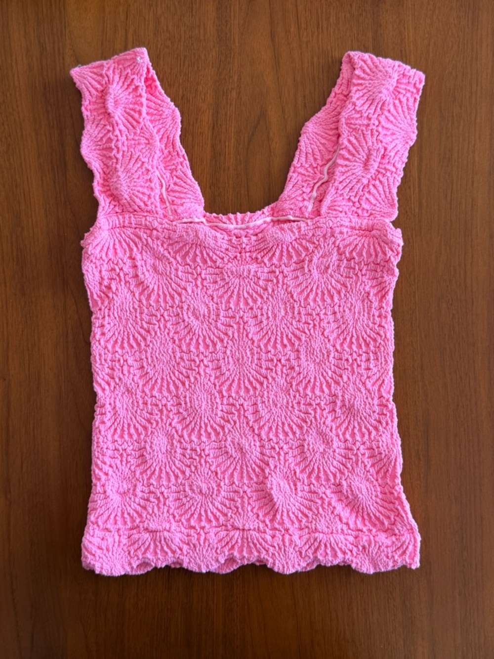 Intimately Love Letter Cami NWOT pink flame